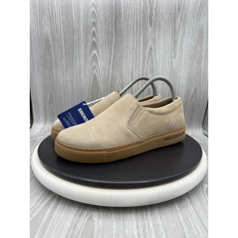Birkenstock Oswego Womens US 7 EU 38 Narrow Brown Suede Slip On Comfort Shoes